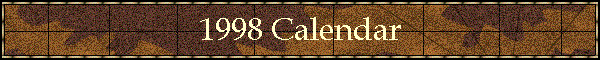 1998 Calendar