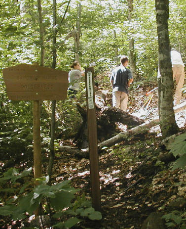 A bad pitch on Bennett St Trail...