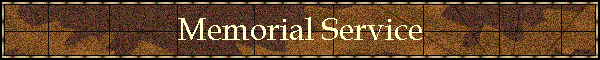 Memorial Service